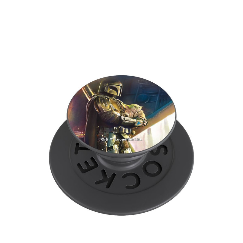  PopGrip Mandaloriens et Grogu à l'intérieur du vaisseau