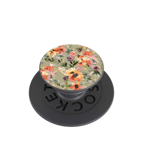  PopGrip Malerische tropische Blumen Salbeigrün