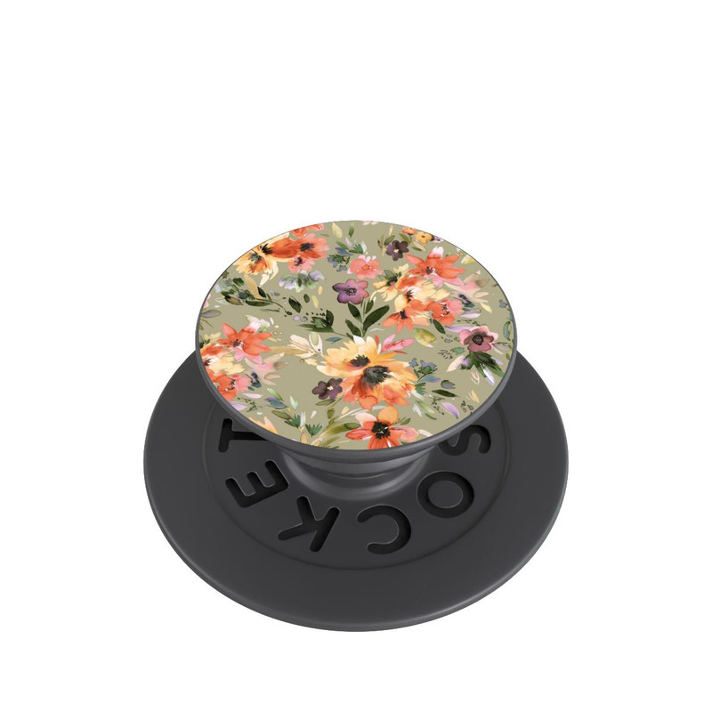  PopGrip Fleurs tropicales picturales vert sauge