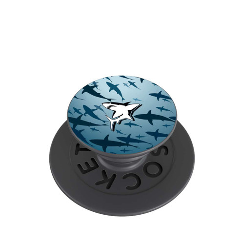  PopGrip Haie Muster Blau