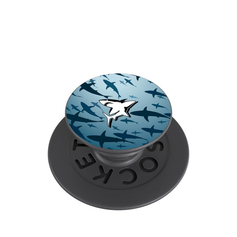  PopGrip Haie Muster Blau