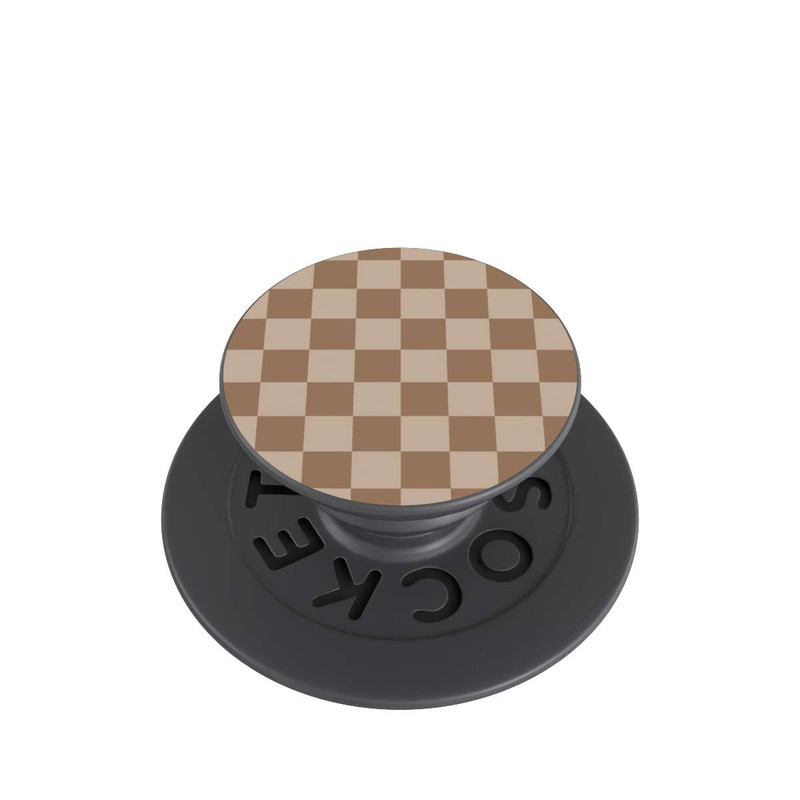  PopGrip Brown check