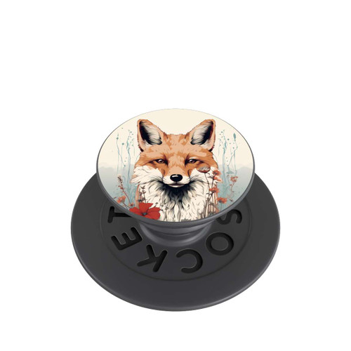  PopGrip  Fox with Flowers