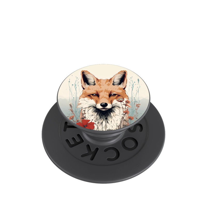  PopGrip  Fox with Flowers