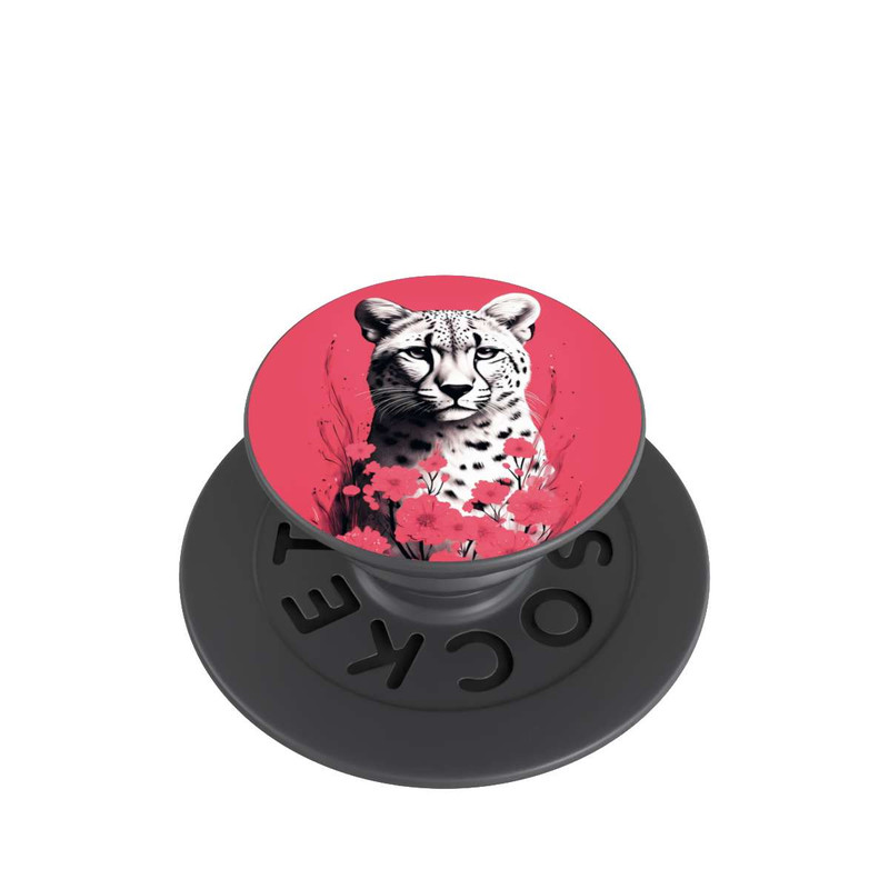  PopGrip White Cheetah