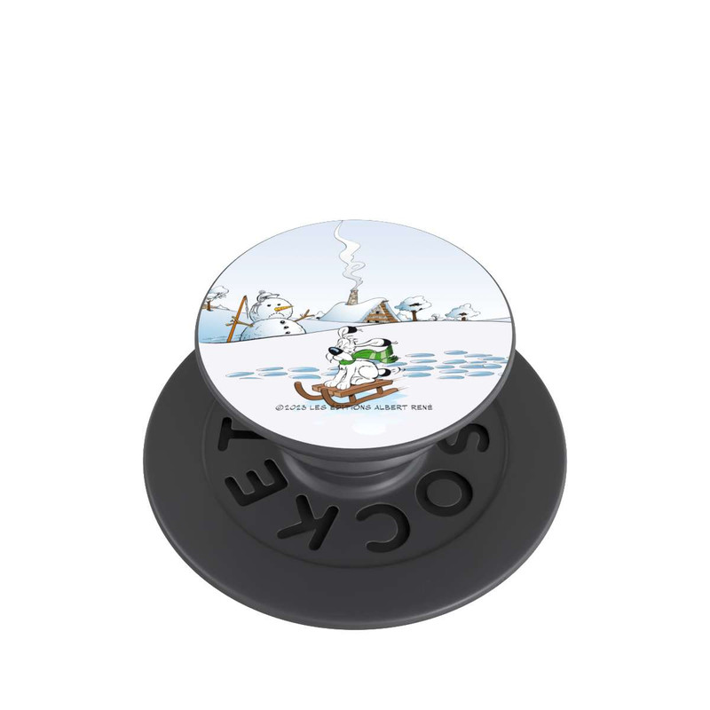  PopGrip Idéfix fait du traîneau