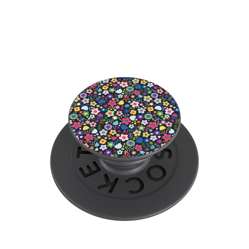  PopGrip Psychedelic Flowers Multi Black