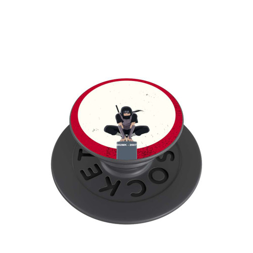  PopGrip Itachi Uchiha Symbol Roter Hintergrund