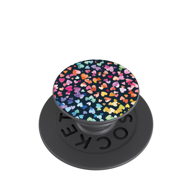  PopGrip Valentinstag Herzen Schwarz