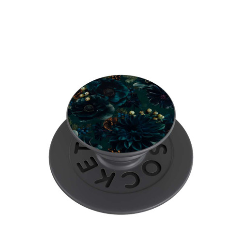  PopGrip Blumenmuster Grün und Blau