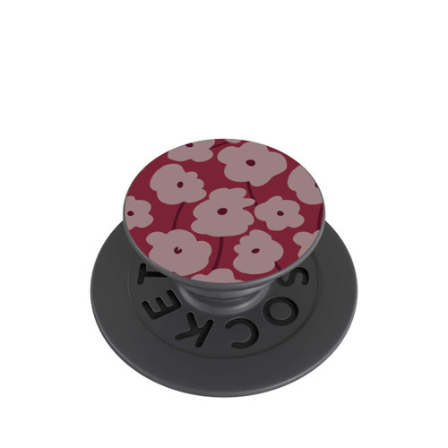  PopGrip Minimalistische Blumen Bordeaux