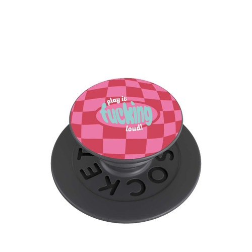 PopGrip Play Fucking Loud Kariert