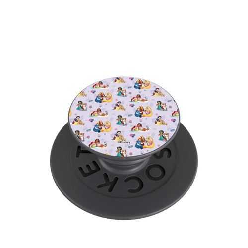  PopGrip Princess Floral Pattern Purple