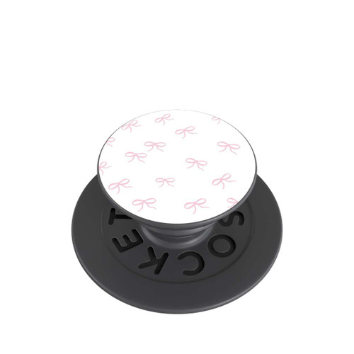  PopGrip Schleifen Muster Rosa Weiß