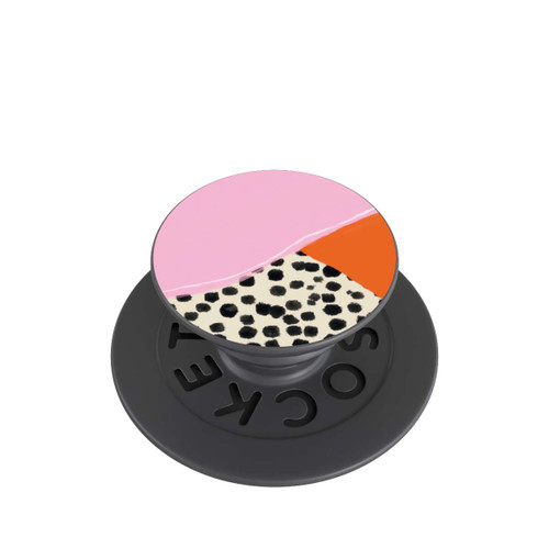  PopGrip Rosa und Orange Gepunkteter Hintergrund