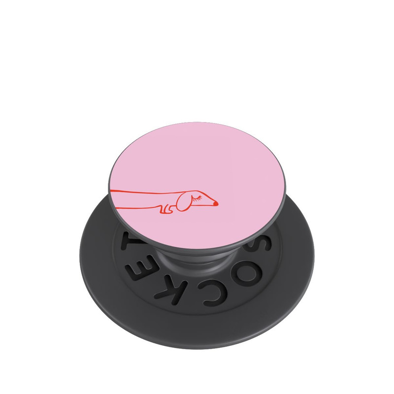  PopGrip Dachshund Illustration Pink