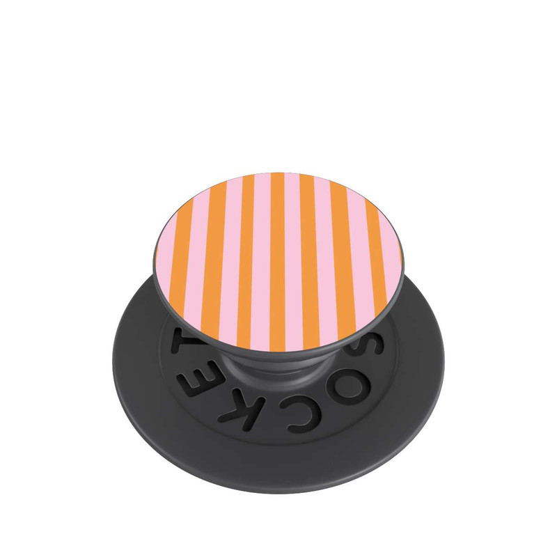  PopGrip Orange And Pink Stripes