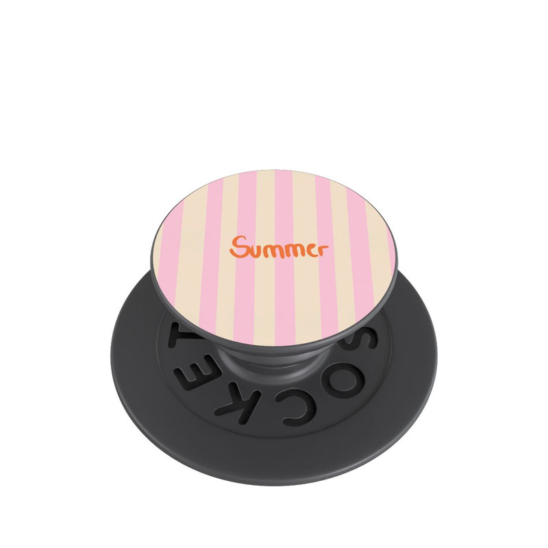  PopGrip Summer Pink And Orange Stripes