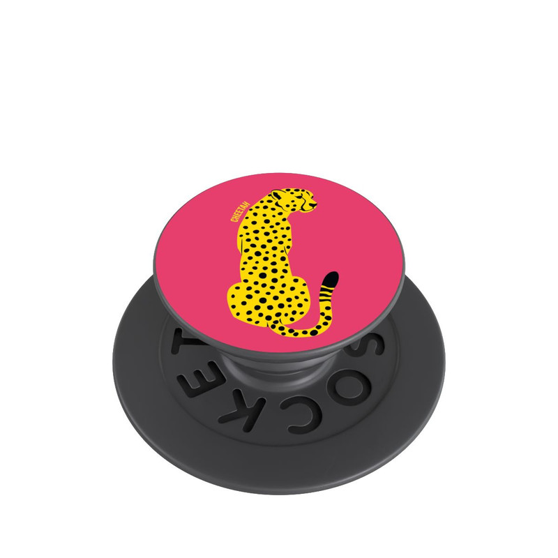  PopGrip Colourful Yellow Cat