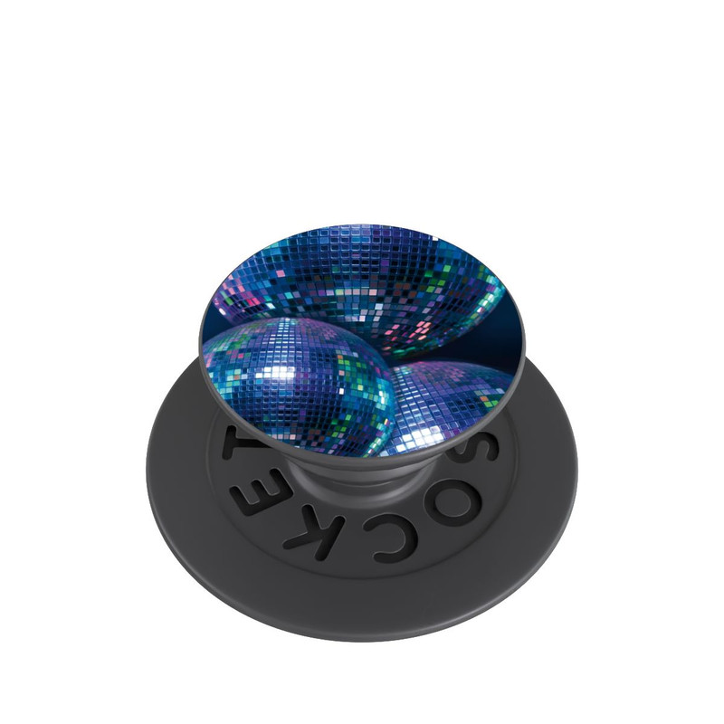  PopGrip Disco Ball Blue Black Partytime with KI