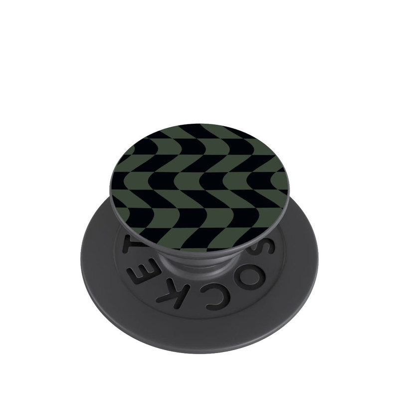  PopGrip Checked Pattern Green Black