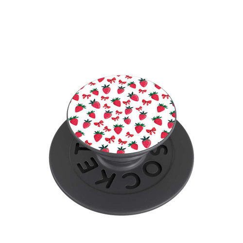  PopGrip Erdbeer Herz Muster Schleifen Rot