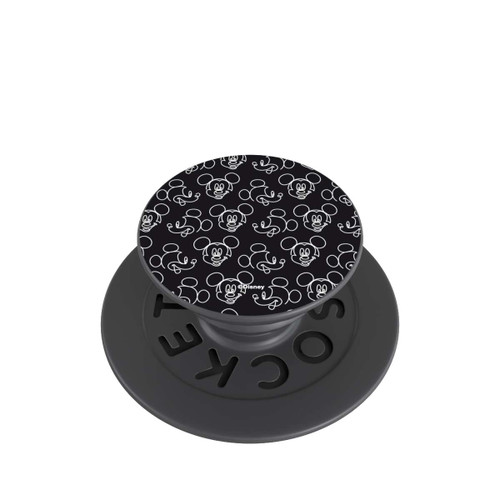  PopGrip Disney Mickey Muster Schwarz