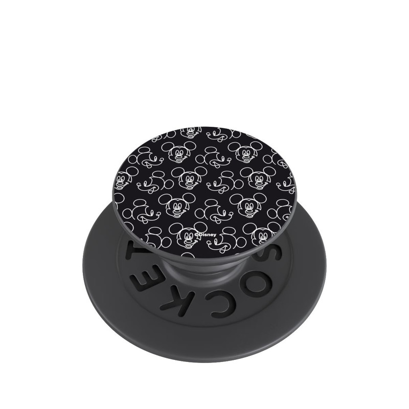  PopGrip Disney Mickey Muster Schwarz