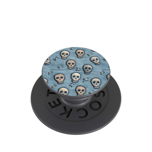  PopGrip Skulls on Jeans Pattern