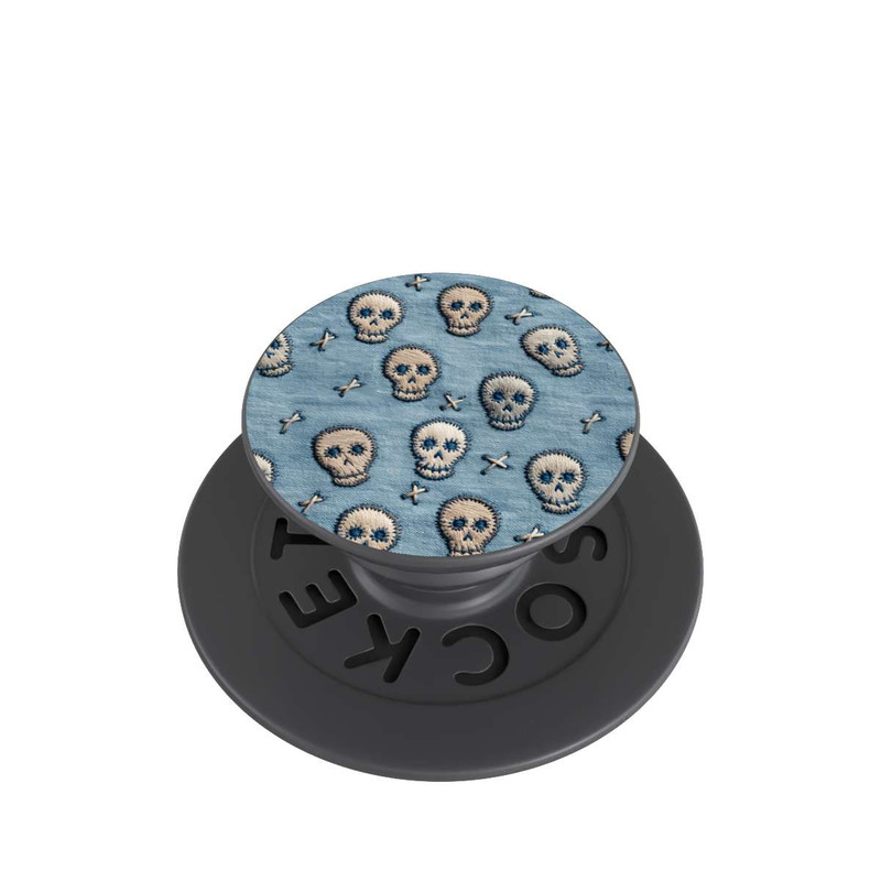  PopGrip Skulls on Jeans Pattern
