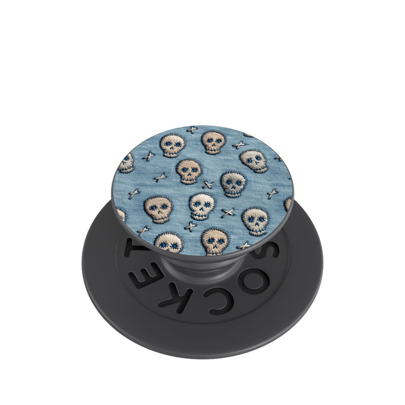 PopGrip Skulls on Jeans Pattern