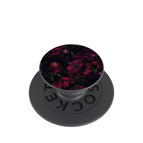  PopGrip Dunkle Rote Blumen Liebe