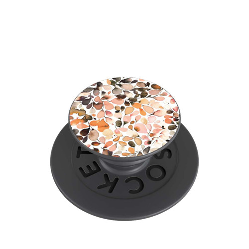  PopGrip Eukalyptus Aquarellblätter Dunkelbraun Herbst