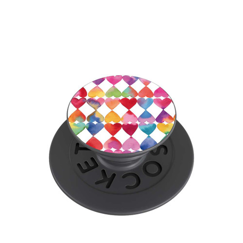  PopGrip Buntes Herz Watercolor Muster