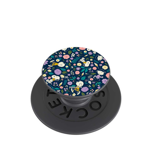  PopGrip Peanuts Dark Flower Pattern