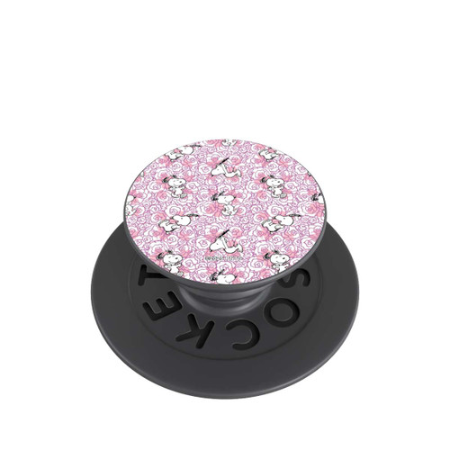 PopGrip Peanuts Pink Roses Pattern