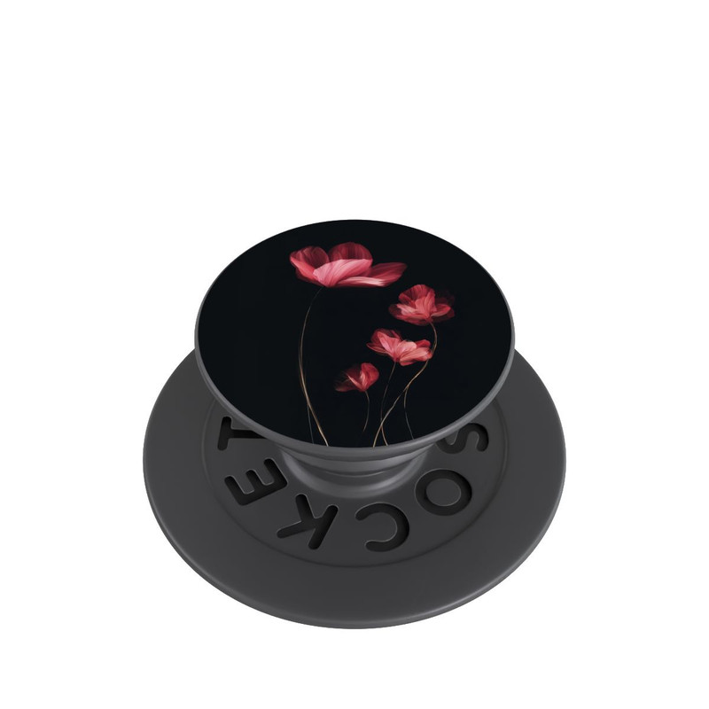  PopGrip Burgunder Blüten schwarz