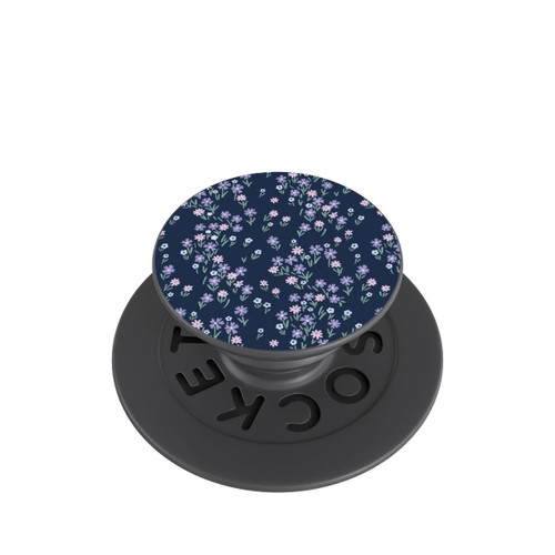  PopGrip Dark Blue Floral Theme