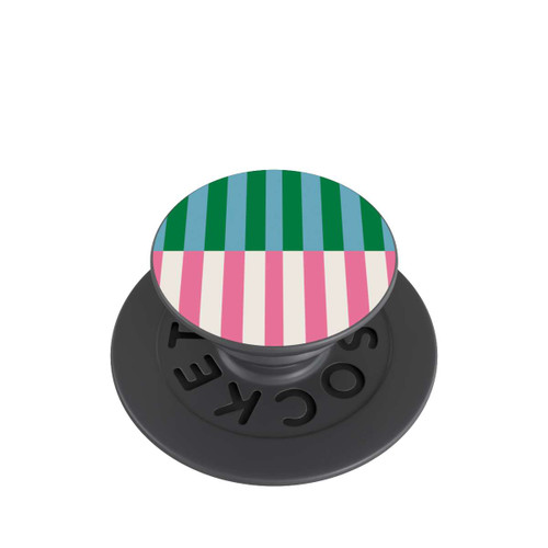  PopGrip Motif Rayé Vert Rose