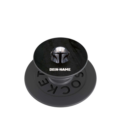  PopGrip Star Wars Mandalorian Black Helmet Personalisierbar